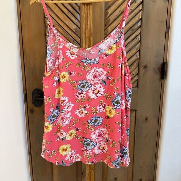 TORRID floral rayon spaghetti strap tank 2x - Picture 2 of 5